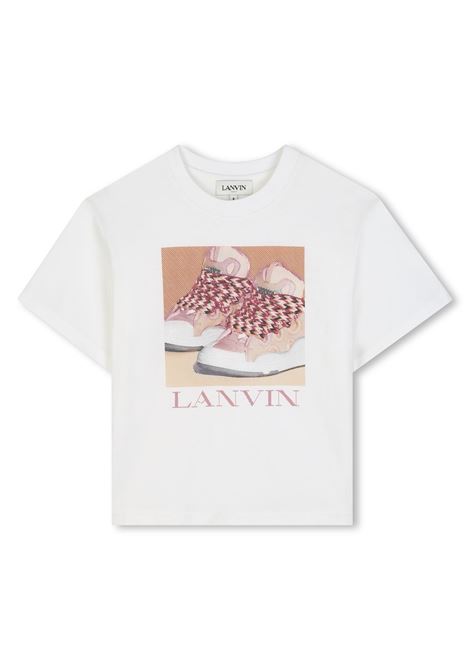 T-shirt con stampa LANVIN KIDS | N30396117
